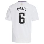 aston villa wsl adidas away shirt 2024-25 – kids with corsie 6 printing Collection | Official Aston Villa Kits for Fans