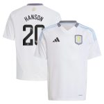 aston villa wsl adidas away shirt 2024-25 – kids with hanson 20 printing Collection | Official Aston Villa Kits for Fans