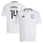 aston villa wsl adidas away shirt 2024-25 – kids with turner 14 printing Collection | Official Aston Villa Kits for Fans