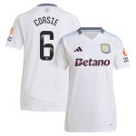 aston villa wsl adidas away shirt 2024-25 – womens with corsie 6 printing Collection | Official Aston Villa Kits for Fans