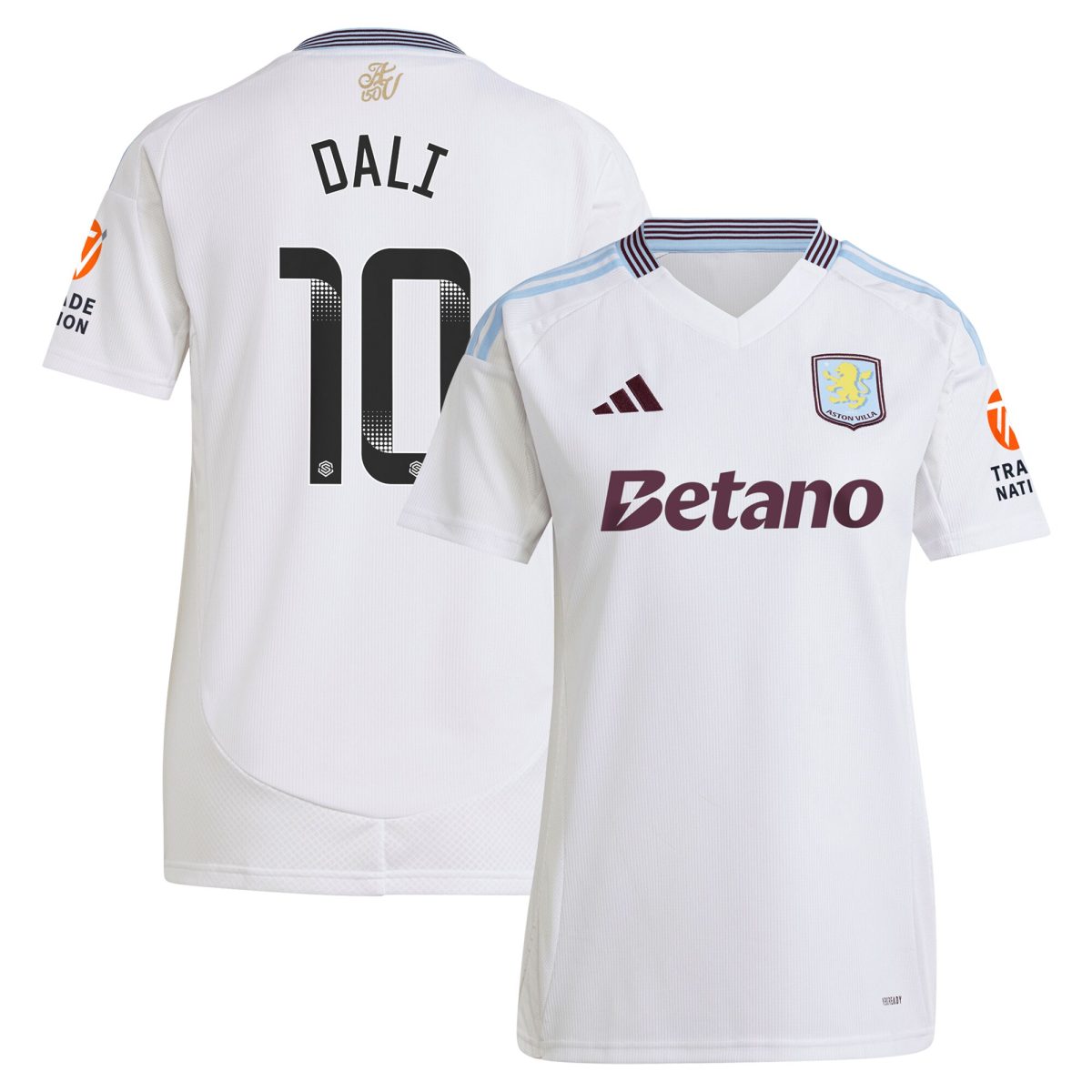 aston villa wsl adidas away shirt 2024-25 – womens with dali 10 printing Collection | Official Aston Villa Kits for Fans