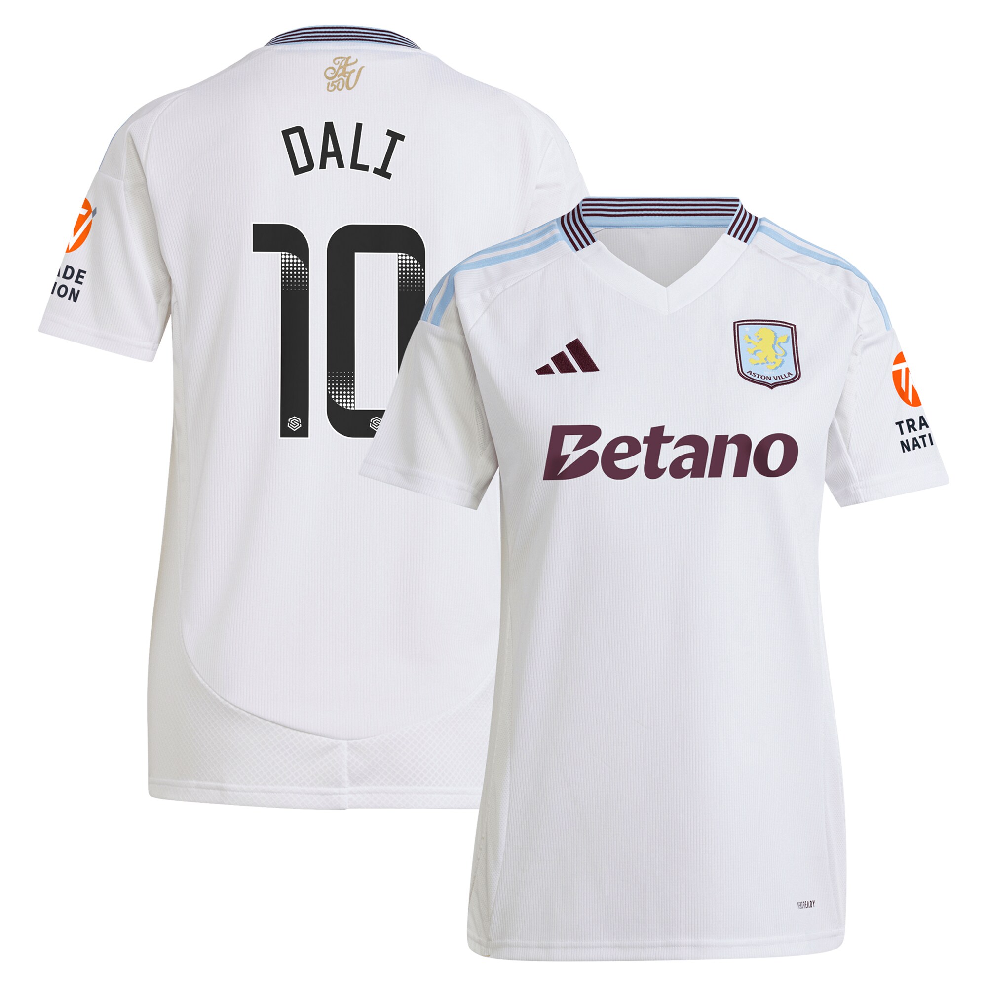 aston villa wsl adidas away shirt 2024-25 – womens with dali 10 printing Collection | Official Aston Villa Kits for Fans