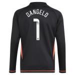 aston villa wsl adidas goalkeeper shirt 2024-25 – long sleeve – kids with d8217angelo 1 printing Collection | Official Aston Villa Kits for Fans