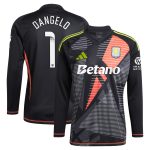 aston villa wsl adidas goalkeeper shirt 2024-25 – long sleeve with d8217angelo 1 printing Collection | Official Aston Villa Kits for Fans