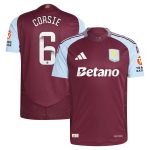 aston villa wsl adidas home authentic shirt 2024-25 with corsie 6 printing Collection | Official Aston Villa Kits for Fans