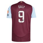 aston villa wsl adidas home authentic shirt 2024-25 with daly 9 printing Collection | Official Aston Villa Kits for Fans