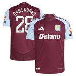 aston villa wsl adidas home authentic shirt 2024-25 with gabi nunes 28 printing Collection | Official Aston Villa Kits for Fans