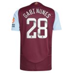 aston villa wsl adidas home authentic shirt 2024-25 with gabi nunes 28 printing Collection | Official Aston Villa Kits for Fans