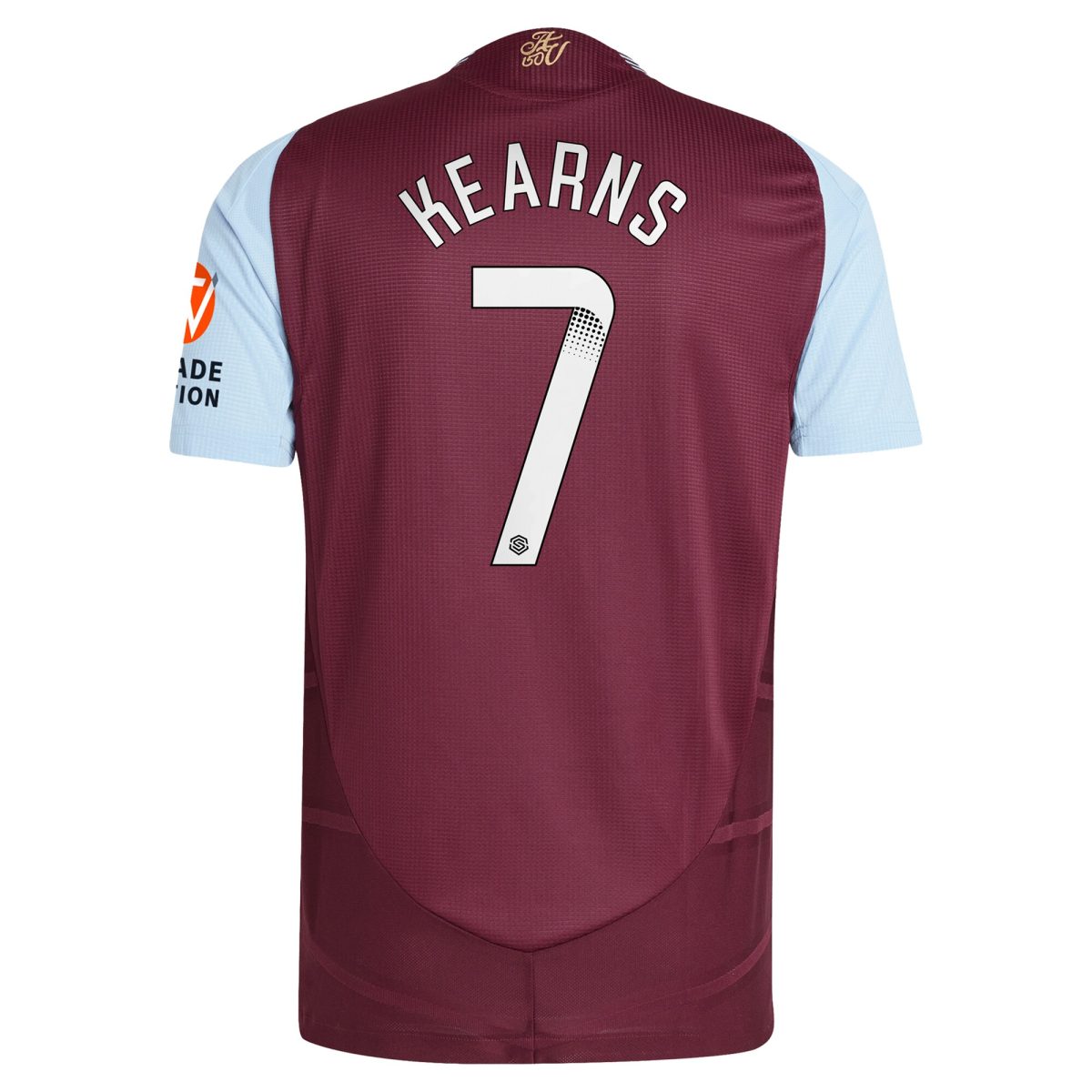 aston villa wsl adidas home authentic shirt 2024-25 with kearns 7 printing Collection | Official Aston Villa Kits for Fans