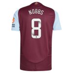 aston villa wsl adidas home authentic shirt 2024-25 with nobbs 8 printing Collection | Official Aston Villa Kits for Fans