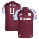 aston villa wsl adidas home authentic shirt 2024-25 with patten 4 printing Collection | Official Aston Villa Kits for Fans