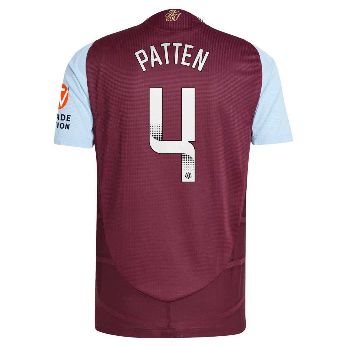aston villa wsl adidas home authentic shirt 2024-25 with patten 4 printing Collection | Official Aston Villa Kits for Fans