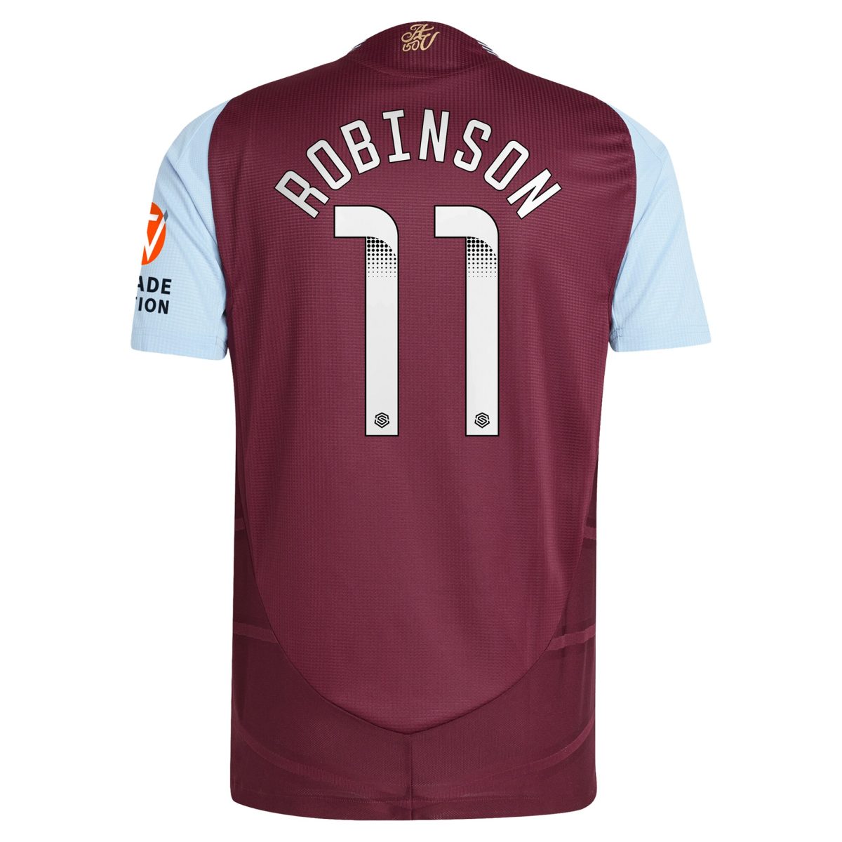 aston villa wsl adidas home authentic shirt 2024-25 with robinson 11 printing Collection | Official Aston Villa Kits for Fans