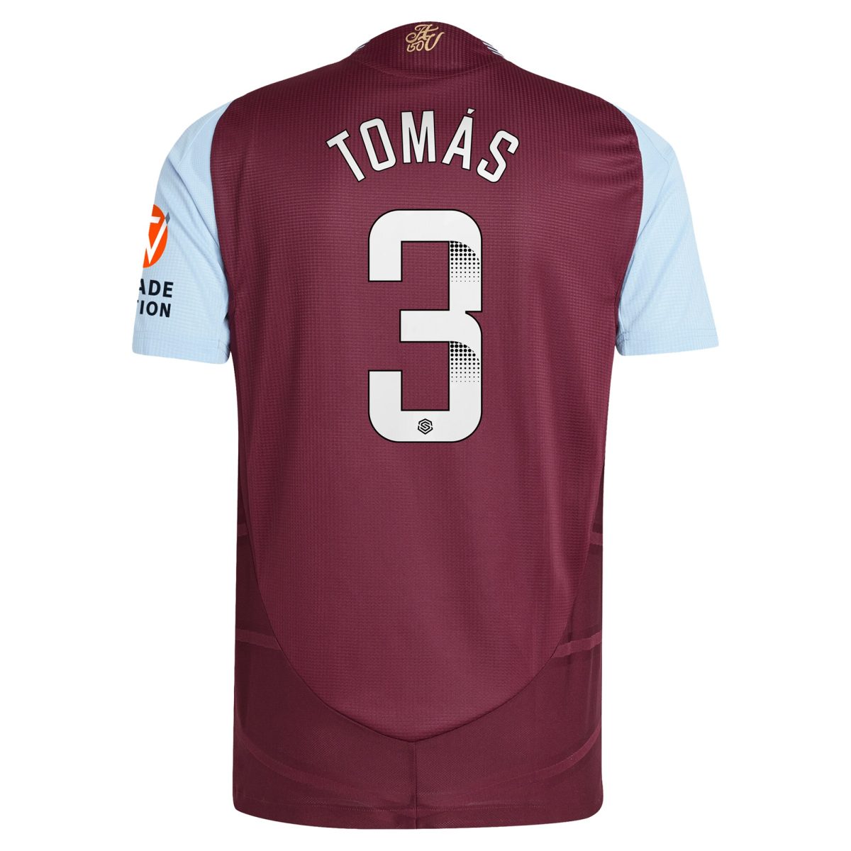 aston villa wsl adidas home authentic shirt 2024-25 with tomás 3 printing Collection | Official Aston Villa Kits for Fans
