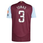 aston villa wsl adidas home authentic shirt 2024-25 with tomás 3 printing Collection | Official Aston Villa Kits for Fans