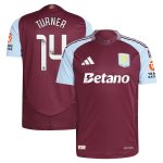 aston villa wsl adidas home authentic shirt 2024-25 with turner 14 printing Collection | Official Aston Villa Kits for Fans