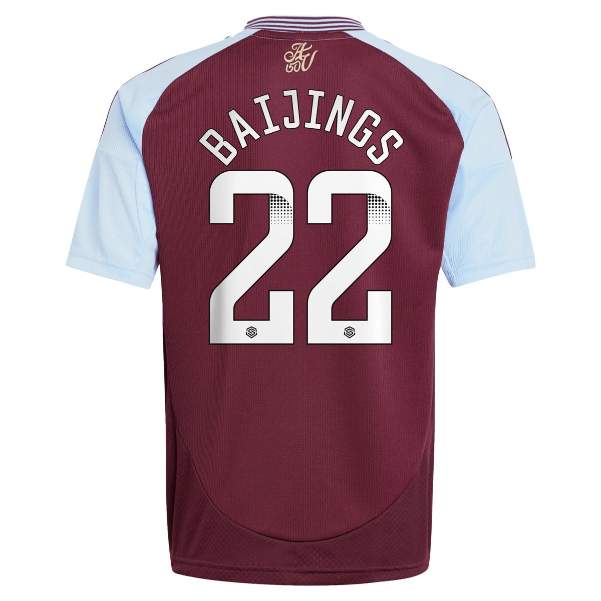 aston villa wsl adidas home shirt 2024-25 – kids with baijings 22 printing Collection | Official Aston Villa Kits for Fans