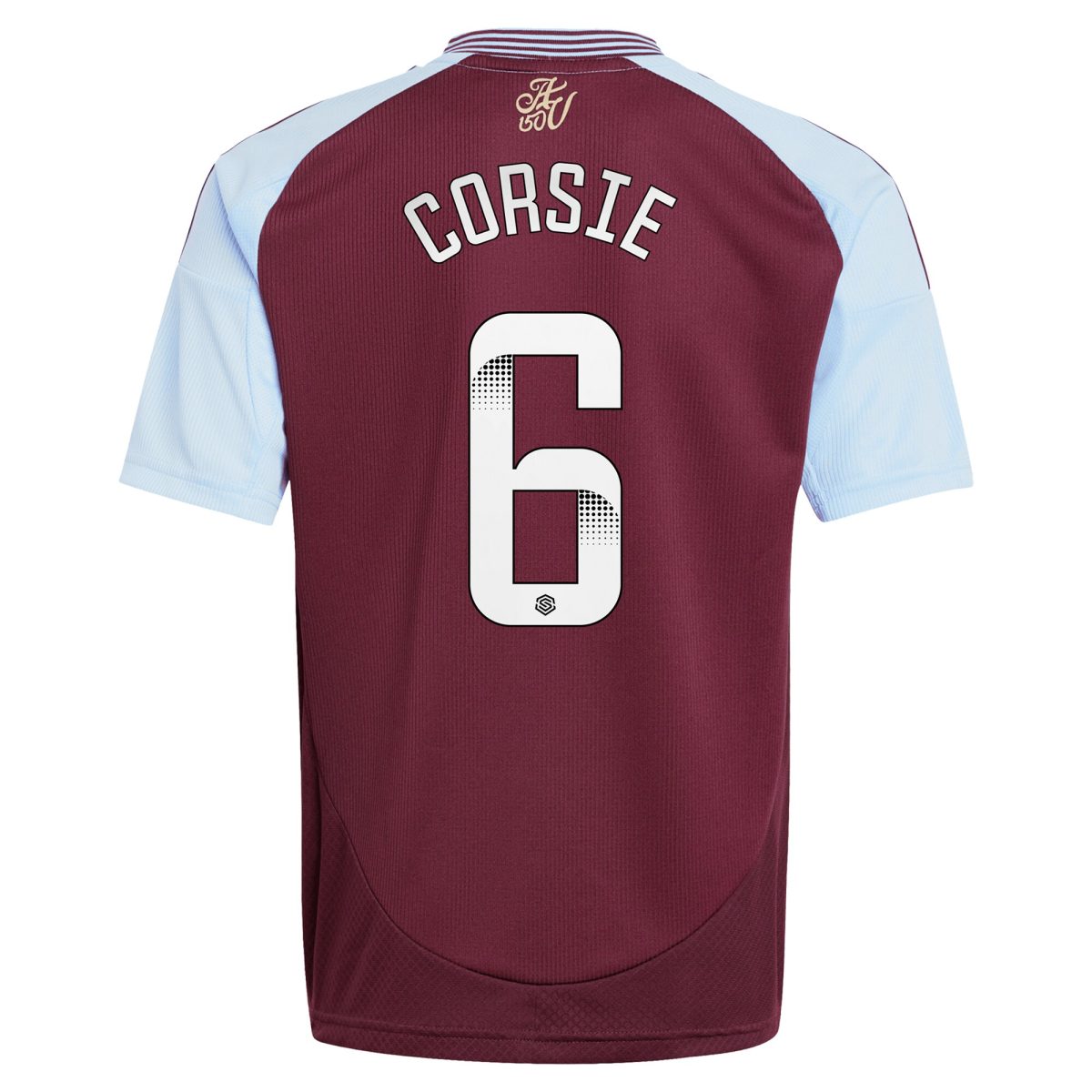 aston villa wsl adidas home shirt 2024-25 – kids with corsie 6 printing Collection | Official Aston Villa Kits for Fans