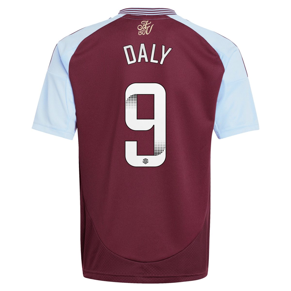 aston villa wsl adidas home shirt 2024-25 – kids with daly 9 printing Collection | Official Aston Villa Kits for Fans