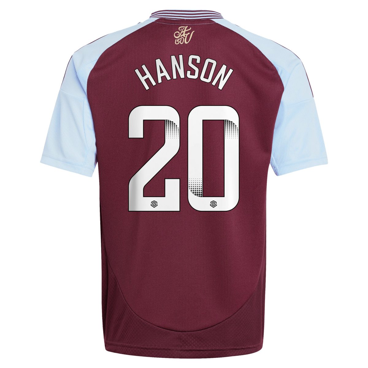 aston villa wsl adidas home shirt 2024-25 – kids with hanson 20 printing Collection | Official Aston Villa Kits for Fans