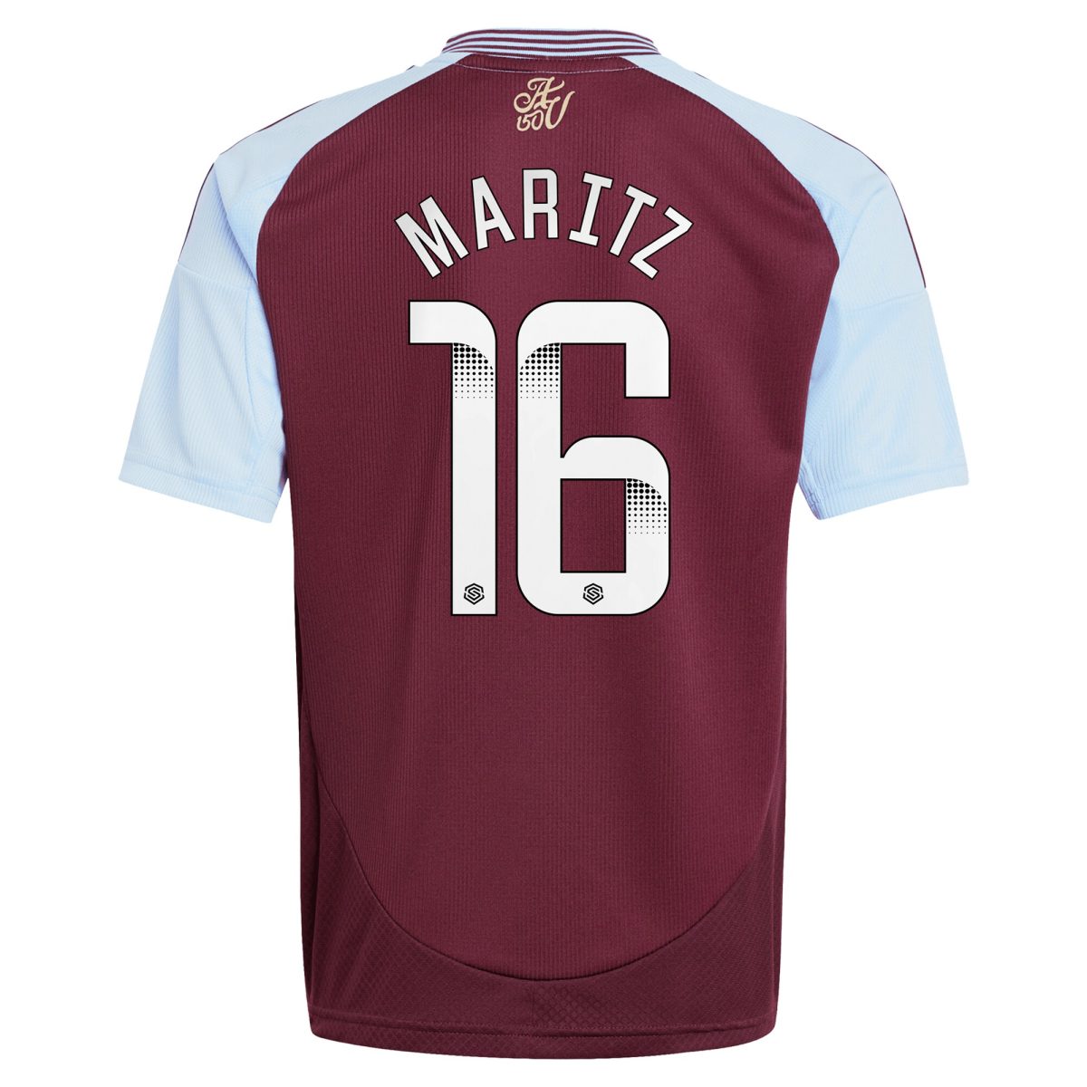 aston villa wsl adidas home shirt 2024-25 – kids with maritz 26 printing Collection | Official Aston Villa Kits for Fans