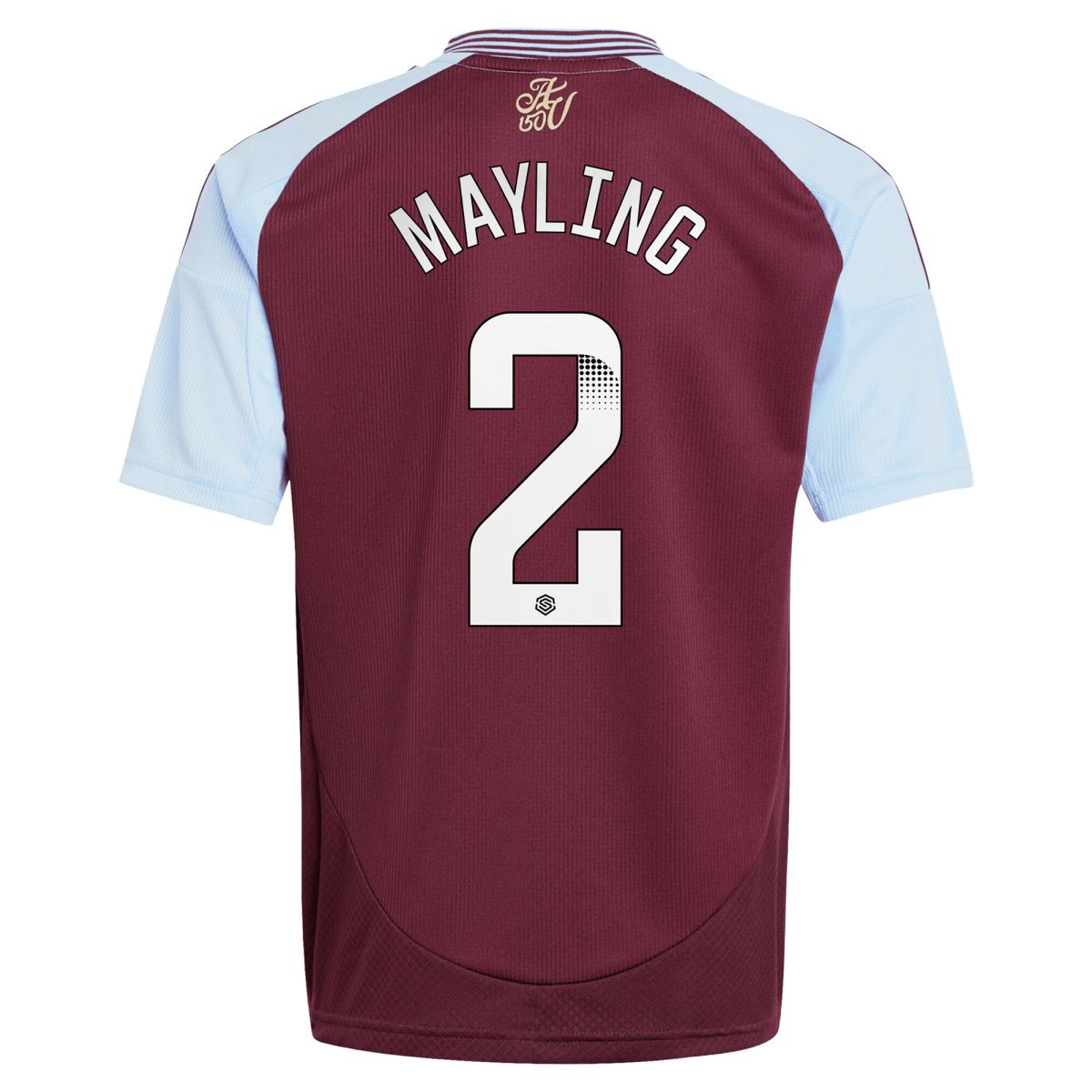 aston villa wsl adidas home shirt 2024-25 – kids with mayling 2 printing Collection | Official Aston Villa Kits for Fans