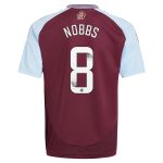 aston villa wsl adidas home shirt 2024-25 – kids with nobbs 8 printing Collection | Official Aston Villa Kits for Fans