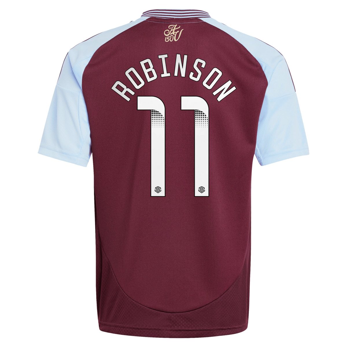 aston villa wsl adidas home shirt 2024-25 – kids with robinson 11 printing Collection | Official Aston Villa Kits for Fans