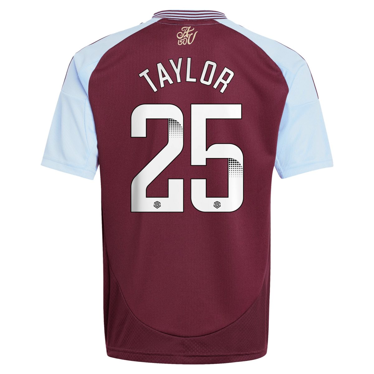aston villa wsl adidas home shirt 2024-25 – kids with taylor 25 printing Collection | Official Aston Villa Kits for Fans