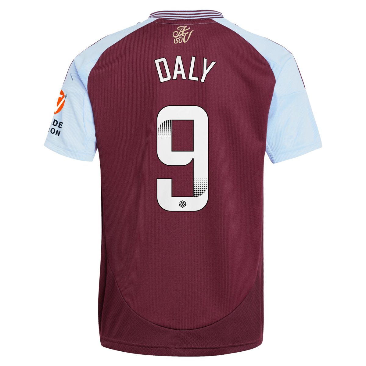 aston villa wsl adidas home shirt 2024-25 with daly 9 printing Collection | Official Aston Villa Kits for Fans