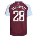 aston villa wsl adidas home shirt 2024-25 with gabi nunes 28 printing Collection | Official Aston Villa Kits for Fans
