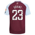 aston villa wsl adidas home shirt 2024-25 with grant 23 printing Collection | Official Aston Villa Kits for Fans