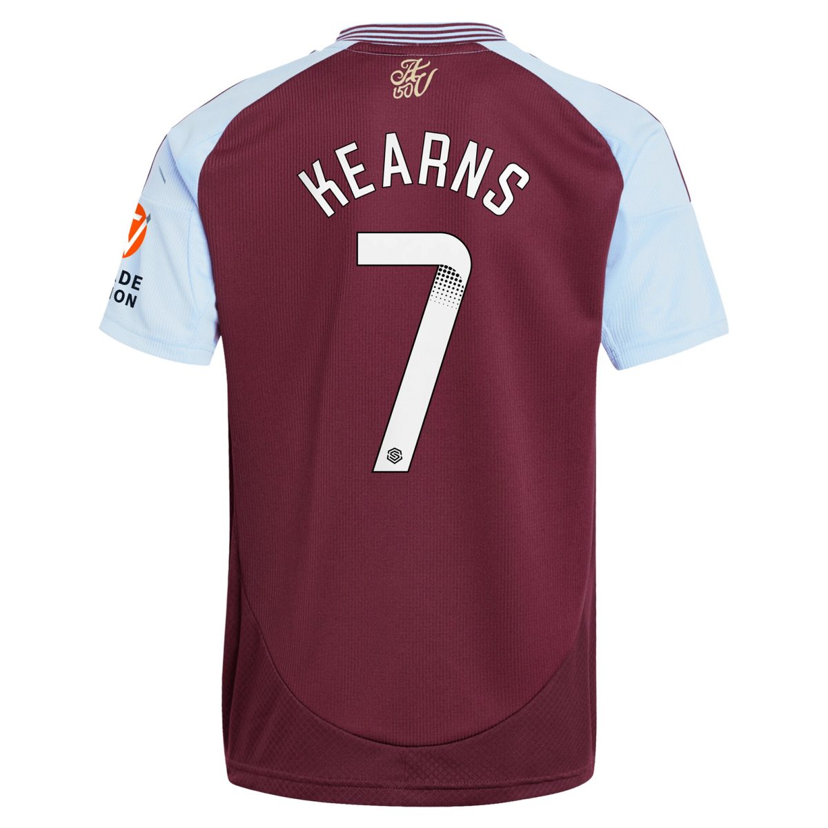 aston villa wsl adidas home shirt 2024-25 with kearns 7 printing Collection | Official Aston Villa Kits for Fans