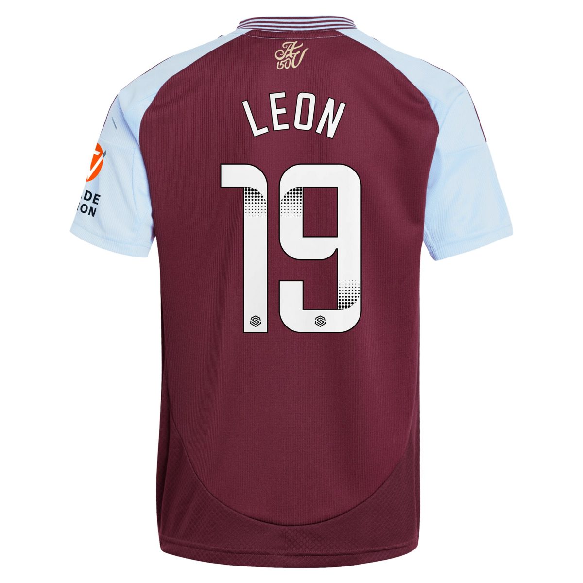aston villa wsl adidas home shirt 2024-25 with leon 19 printing Collection | Official Aston Villa Kits for Fans
