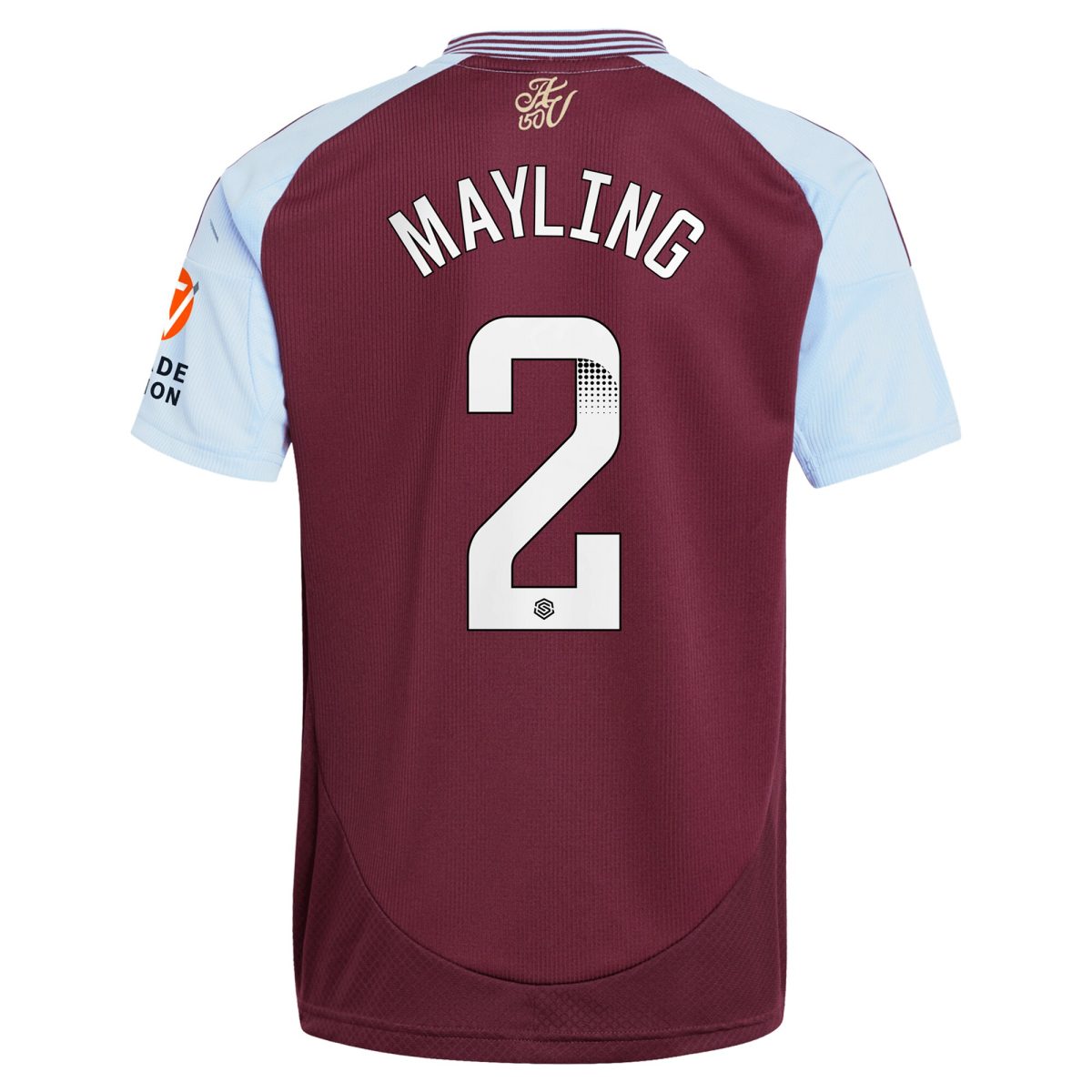aston villa wsl adidas home shirt 2024-25 with mayling 2 printing Collection | Official Aston Villa Kits for Fans