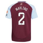 aston villa wsl adidas home shirt 2024-25 with mayling 2 printing Collection | Official Aston Villa Kits for Fans