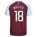 aston villa wsl adidas home shirt 2024-25 with mullett 18 printing Collection | Official Aston Villa Kits for Fans