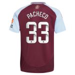 aston villa wsl adidas home shirt 2024-25 with pacheco 33 printing Collection | Official Aston Villa Kits for Fans