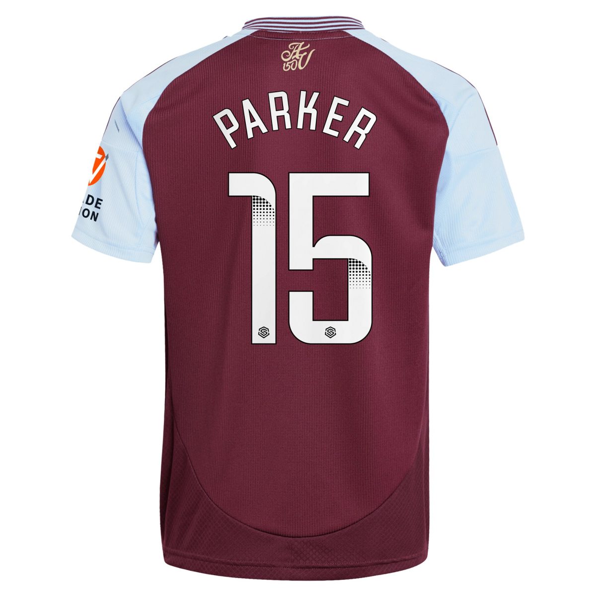 aston villa wsl adidas home shirt 2024-25 with parker 15 printing Collection | Official Aston Villa Kits for Fans