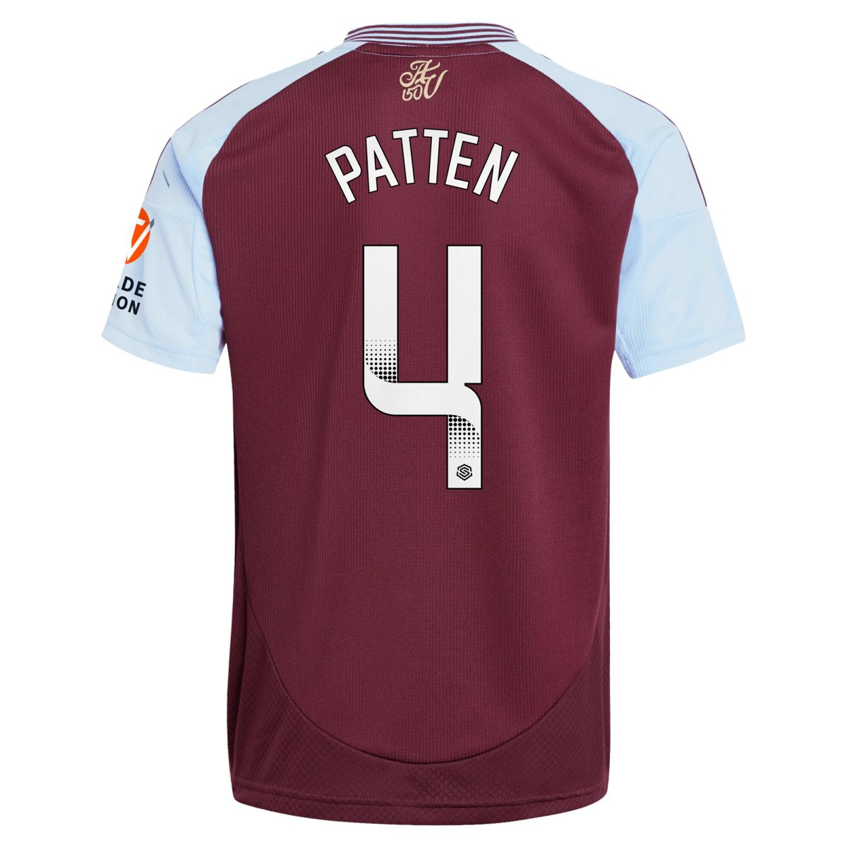 aston villa wsl adidas home shirt 2024-25 with patten 4 printing Collection | Official Aston Villa Kits for Fans