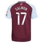 aston villa wsl adidas home shirt 2024-25 with salmon 17 printing Collection | Official Aston Villa Kits for Fans