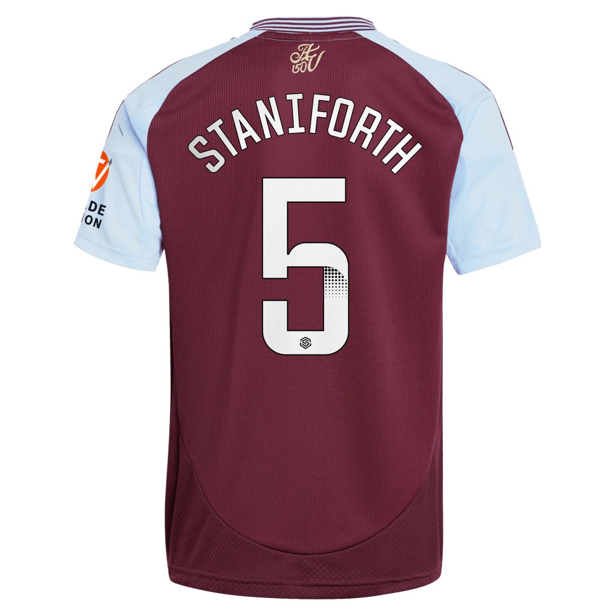 aston villa wsl adidas home shirt 2024-25 with staniforth 5 printing Collection | Official Aston Villa Kits for Fans