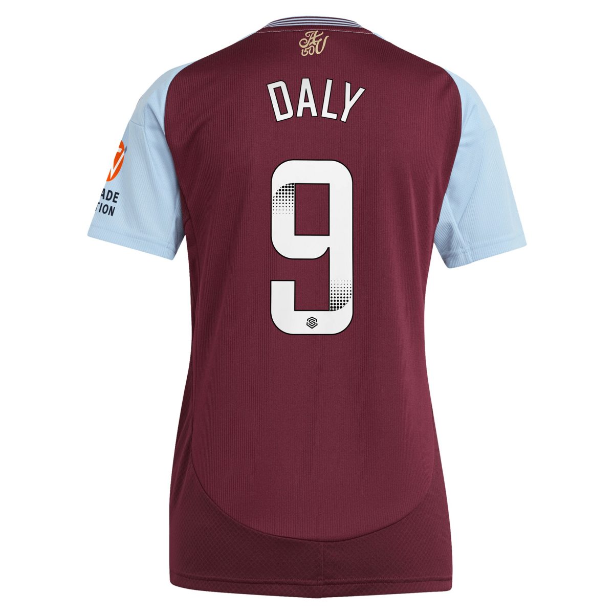 aston villa wsl adidas home shirt 2024-25 – womens with daly 9 printing Collection | Official Aston Villa Kits for Fans