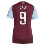 aston villa wsl adidas home shirt 2024-25 – womens with daly 9 printing Collection | Official Aston Villa Kits for Fans