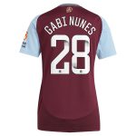 aston villa wsl adidas home shirt 2024-25 – womens with gabi nunes 28 printing Collection | Official Aston Villa Kits for Fans