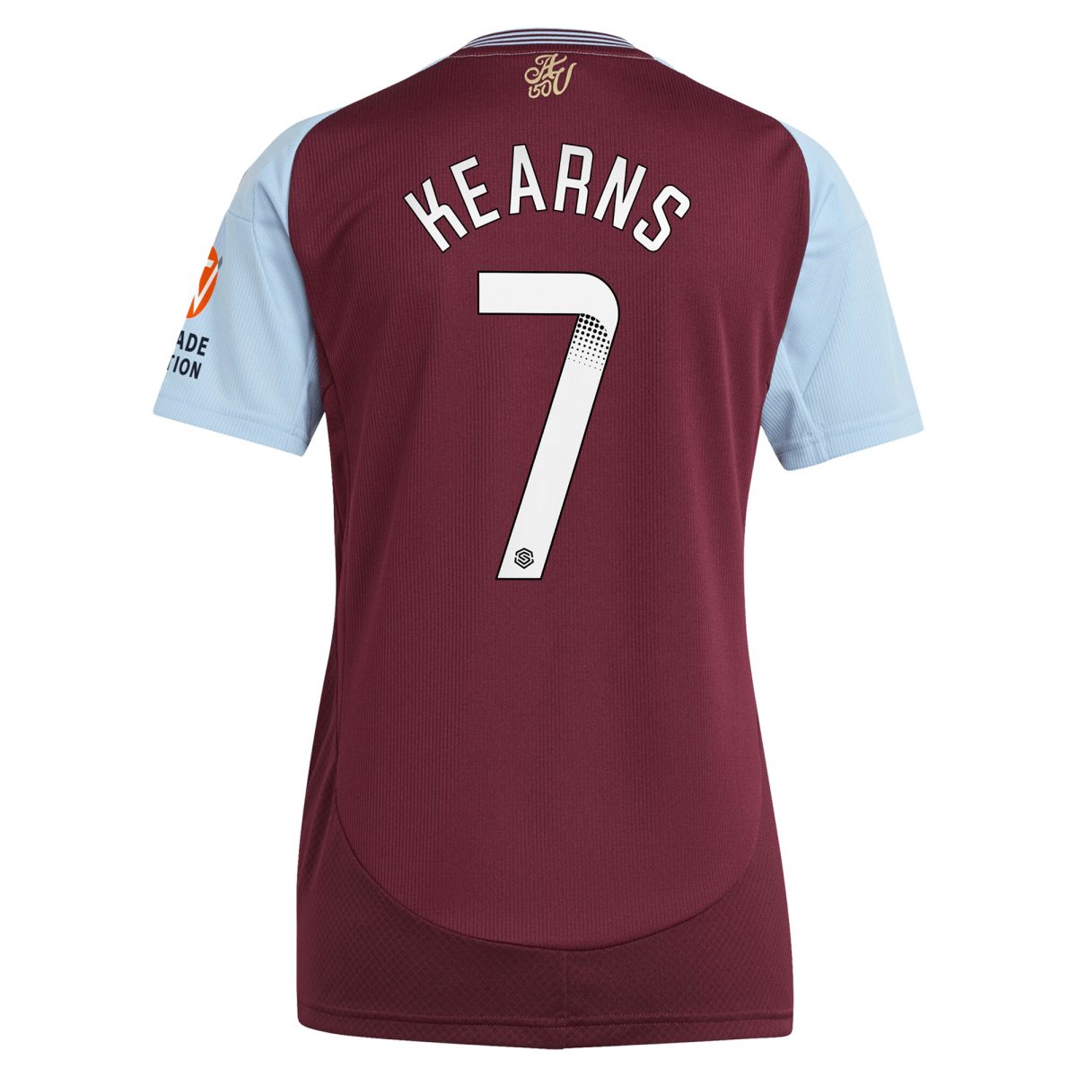 aston villa wsl adidas home shirt 2024-25 – womens with kearns 7 printing Collection | Official Aston Villa Kits for Fans