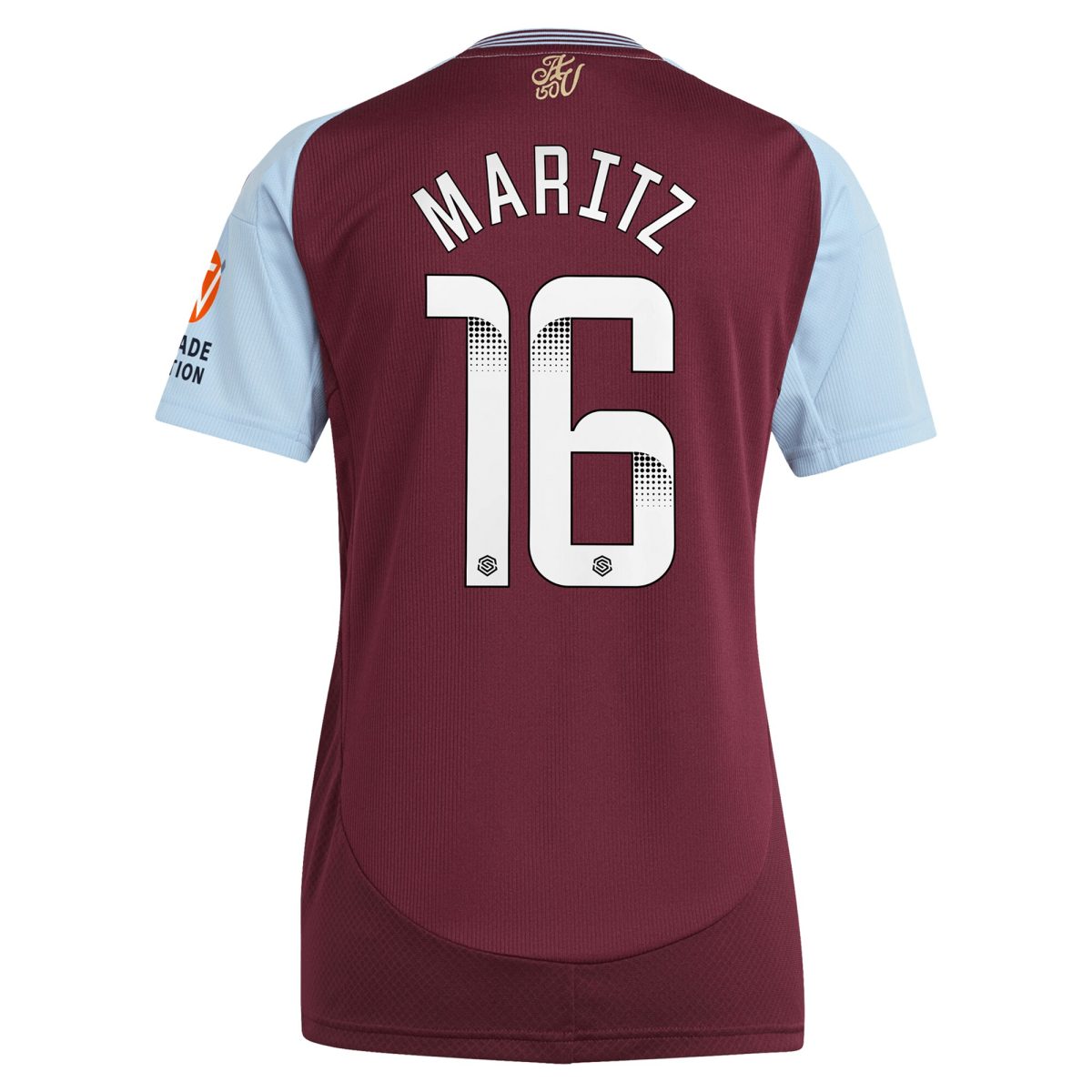 aston villa wsl adidas home shirt 2024-25 – womens with maritz 26 printing Collection | Official Aston Villa Kits for Fans