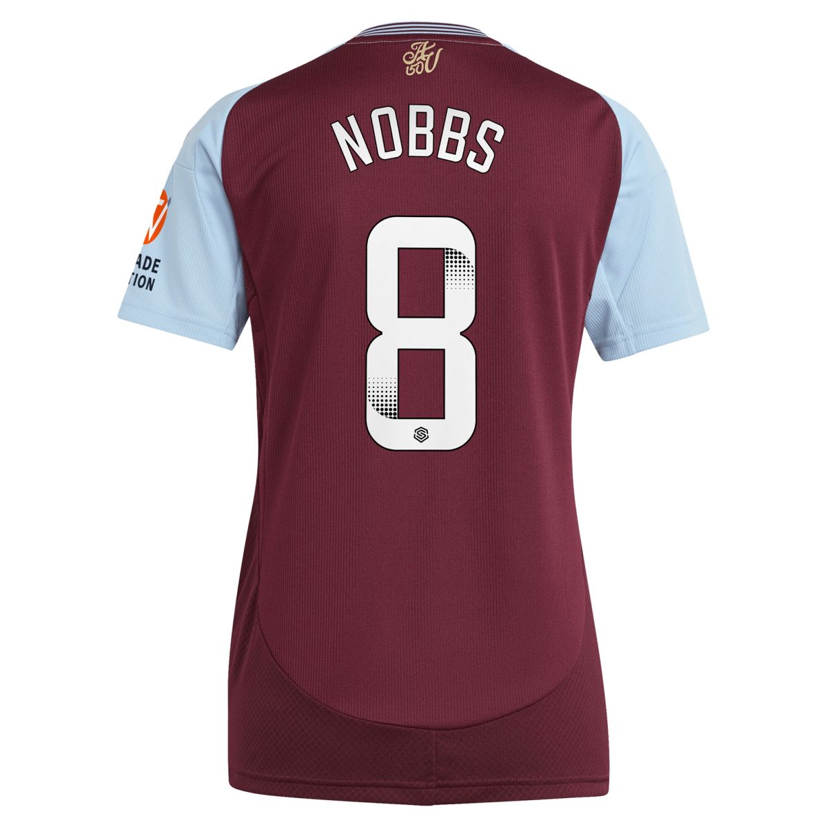 aston villa wsl adidas home shirt 2024-25 – womens with nobbs 8 printing Collection | Official Aston Villa Kits for Fans