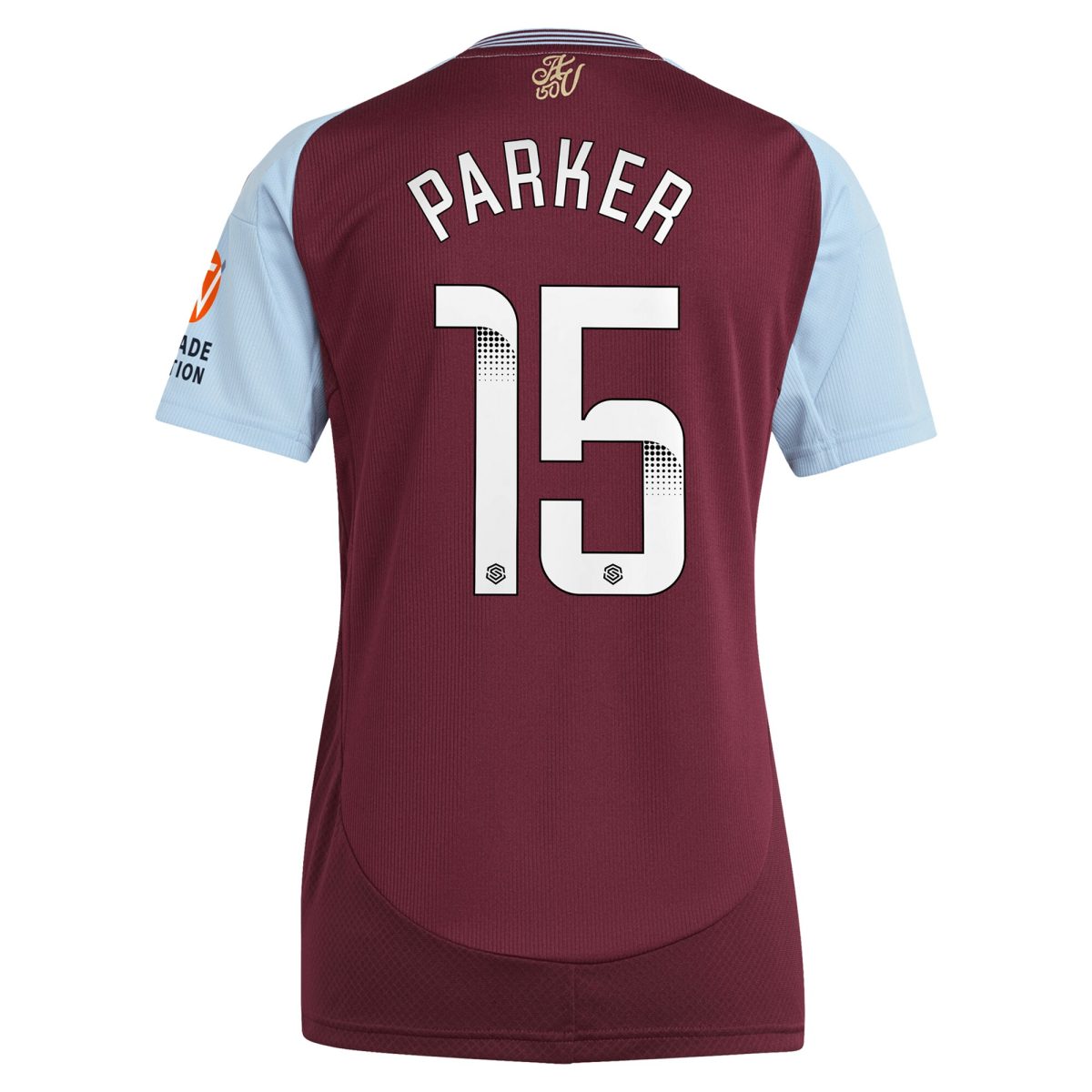 aston villa wsl adidas home shirt 2024-25 – womens with parker 15 printing Collection | Official Aston Villa Kits for Fans
