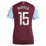 aston villa wsl adidas home shirt 2024-25 – womens with parker 15 printing Collection | Official Aston Villa Kits for Fans